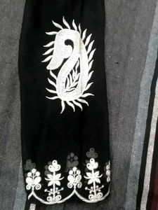Black Embroidered Dress