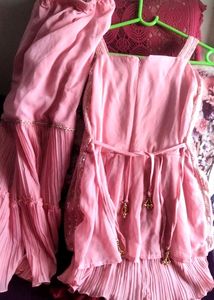 Cute Pink Dress &amp; Skirt Set