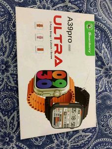 Smartwatch with Orange Band