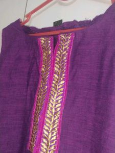 Purple Kurta