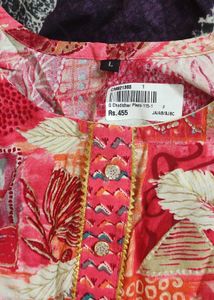 New Floral Print Kurti With Pallazo Set(L)