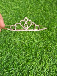 PartyToko Silver Queen Bride Large Crown Tiara for