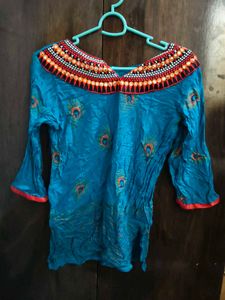 Ethnic Blue Kurta Set