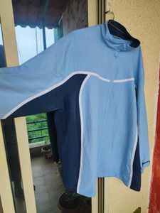 Vintage Light Blue Windbreaker