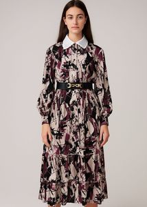 ✨Elegant Brushstroke Midi Dress✨
