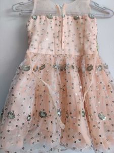 Peach Party Dress