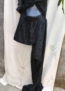I. GORGEOUS BLACK PARTY GOWN