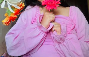 Pink Ruched Top