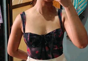 Floral Corset Top