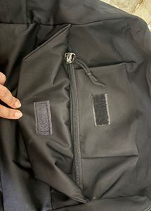 Black korean backpack