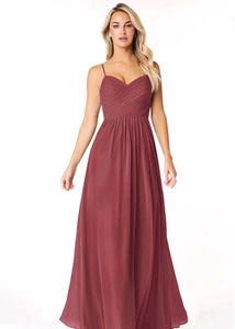 Elegant Mauve Azazie Dress(A8)