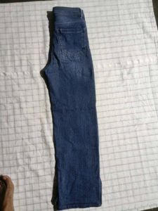 Slit Hem Jeans