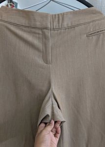 Beige formal pants
