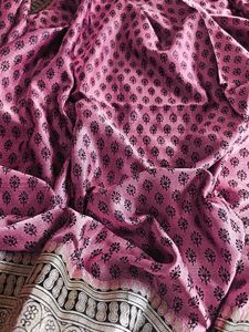 Pure Mulberry Silk Tanchoi Saree