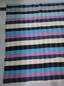 Striped Fabric Piece Carpet