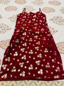 Maroon Kurta Set (Fixed Price)