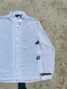 Light White Long Sleeve Top