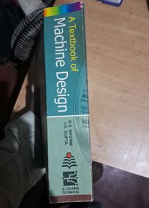 MACHINE DESIGN BOOK by R.S KHURMI