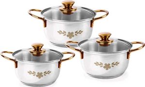 wonderchef Casserole Pots (Set of 3)