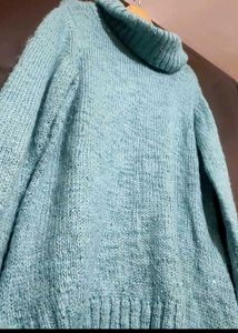 Light Sea Green Winter Top For 42 Bust