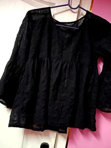 Branded Black Hole Top(See Through)
