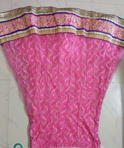 Pink Embroidered Lehenga Skirt