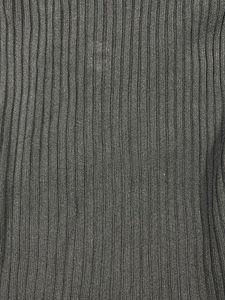 Black Ribbed V-Neck Tank