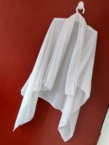 🤍Show White Dupatta🌝