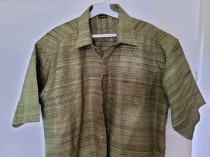Green Patterned Shirt