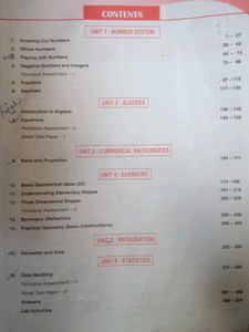 Class 6 Mathematics Book Composite Mathematic