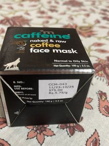 mCaffeine Naked &amp; Raw Coffee Face Mask