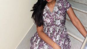 Floral Print sharara dress