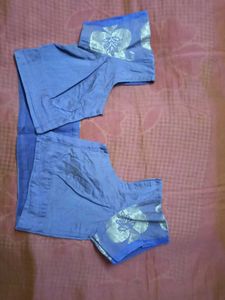 GentlyUsed Mustard and Purple Border SuperNet Sare