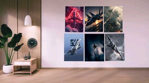 fighter jet Leveling Wall Poster