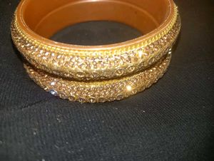 Gold Embellished Bangles