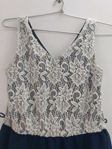 Vero Moda Lace &amp; Chiffon Dress