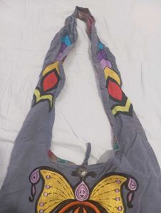 Sling Bag with Embroidery