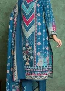 unstitched cotton suit