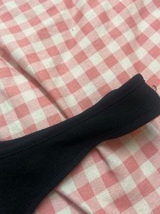 Cute Black Tank Top with Bows