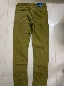 beige olive green colour pant