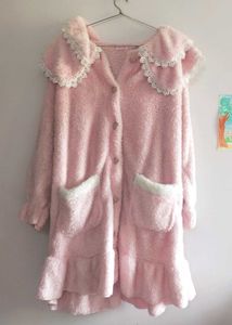 Fur Lounge Dress, Plush Coat
