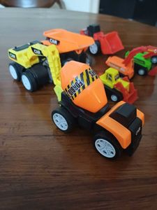 Toy Construction Vehicle Car Set (2 sets combined)