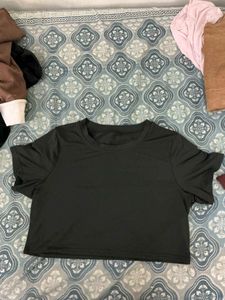 Black Crop Top