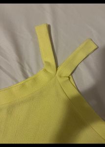 Warm Yellow Crop Top