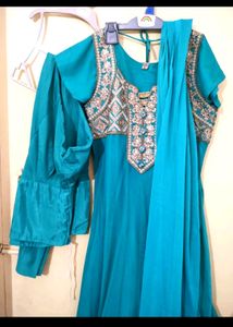 Ethnic Salwar/Kurti Set/Gown Suit Set - 3 Piece