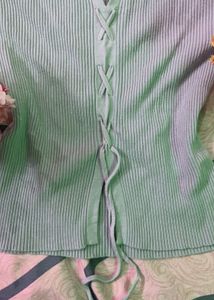 Cute Mint Green Top.NOT WORN EVEN ONCE.SIZE-28-36