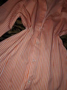 Striped Orange korean Shirt
