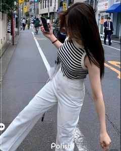 New with tag korean Striped Tank Top