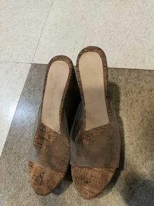 Wedges with Clear Straps