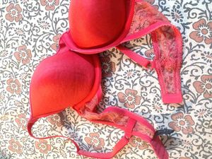Hot Pink Zivame Pushup Bra( 34 B)